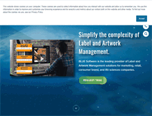 Tablet Screenshot of bluesoftware.com